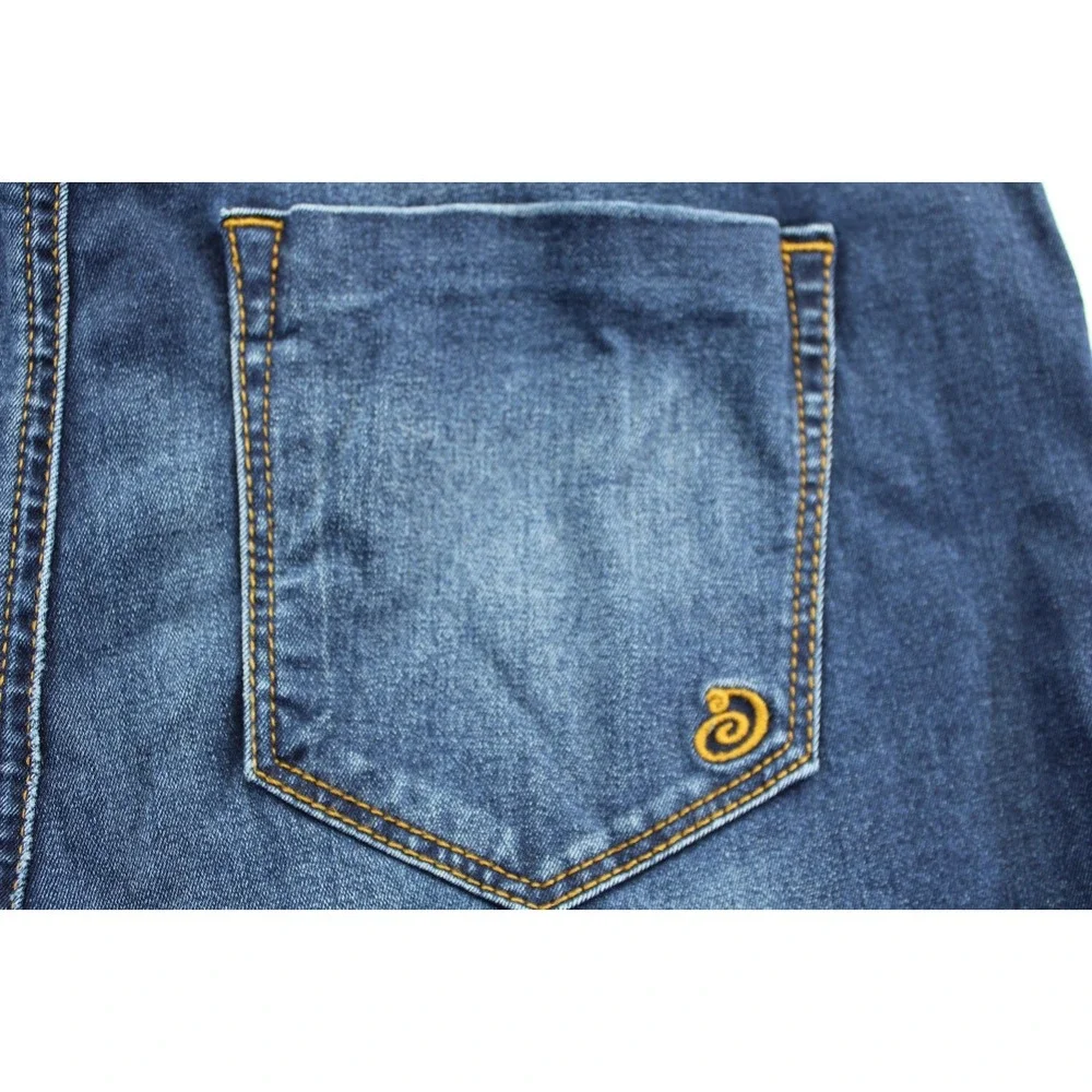 Women's Skinny Jeans Size 11 W30 L29 Dark Wash Stretch Denim Mid Rise